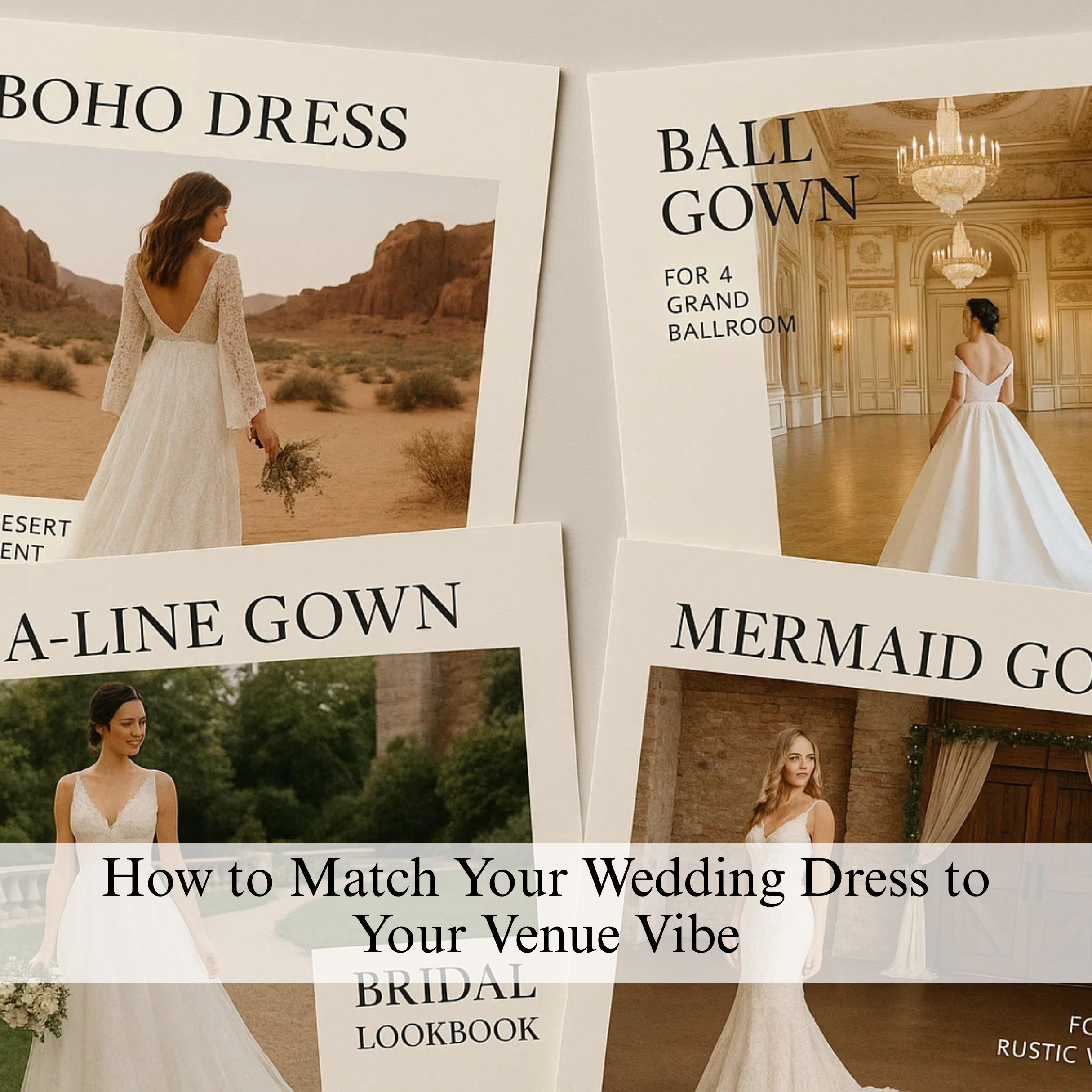 How to Match Your Wedding Dress to Your Venue Vibe Image