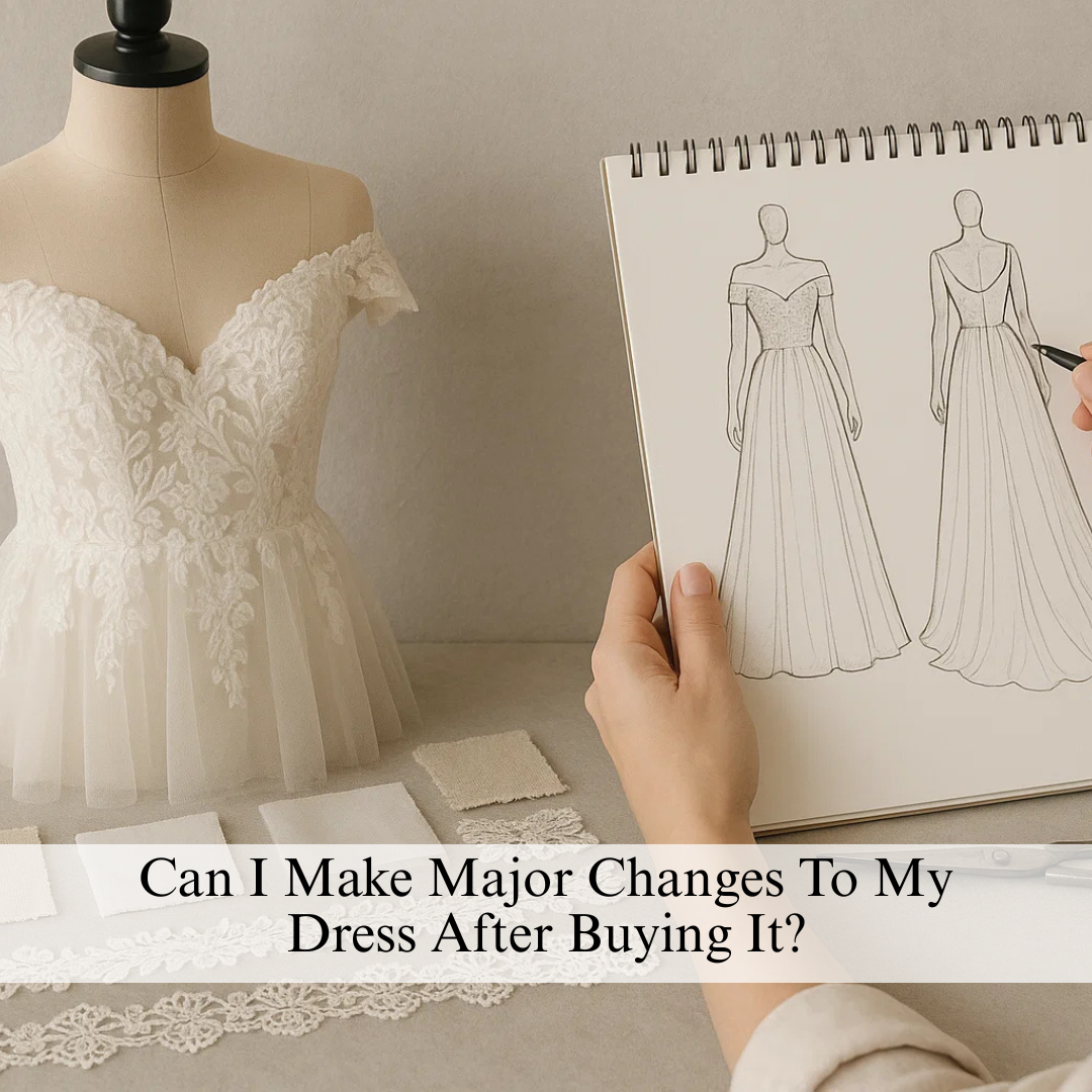 Can I Make Major Changes To My Dress After Buying It? Image