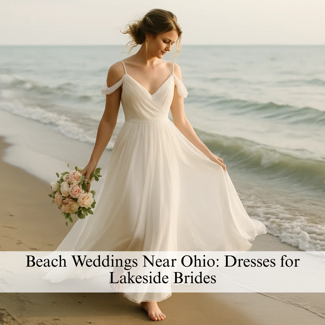 Beach Weddings Near Ohio: Dresses for Lakeside Brides Image
