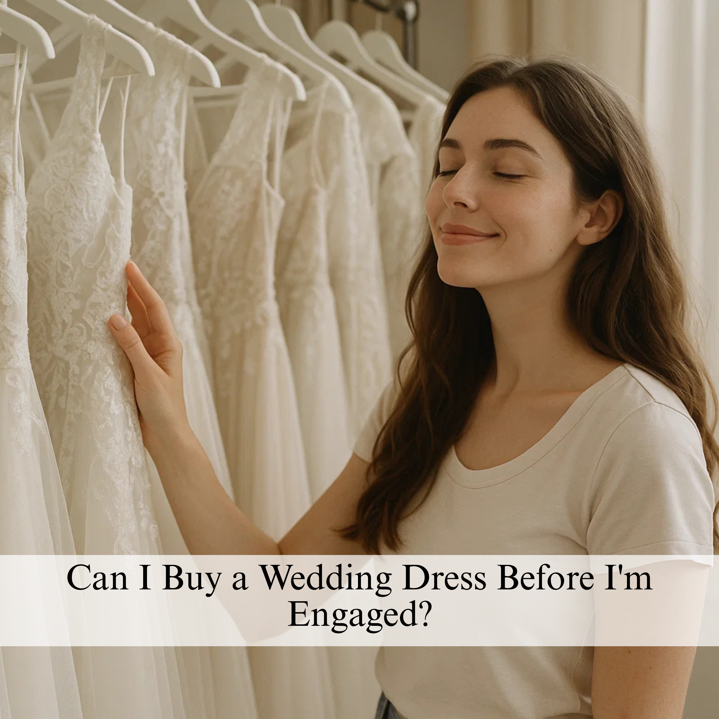 Can I Buy a Wedding Dress Before I'm Engaged? Image