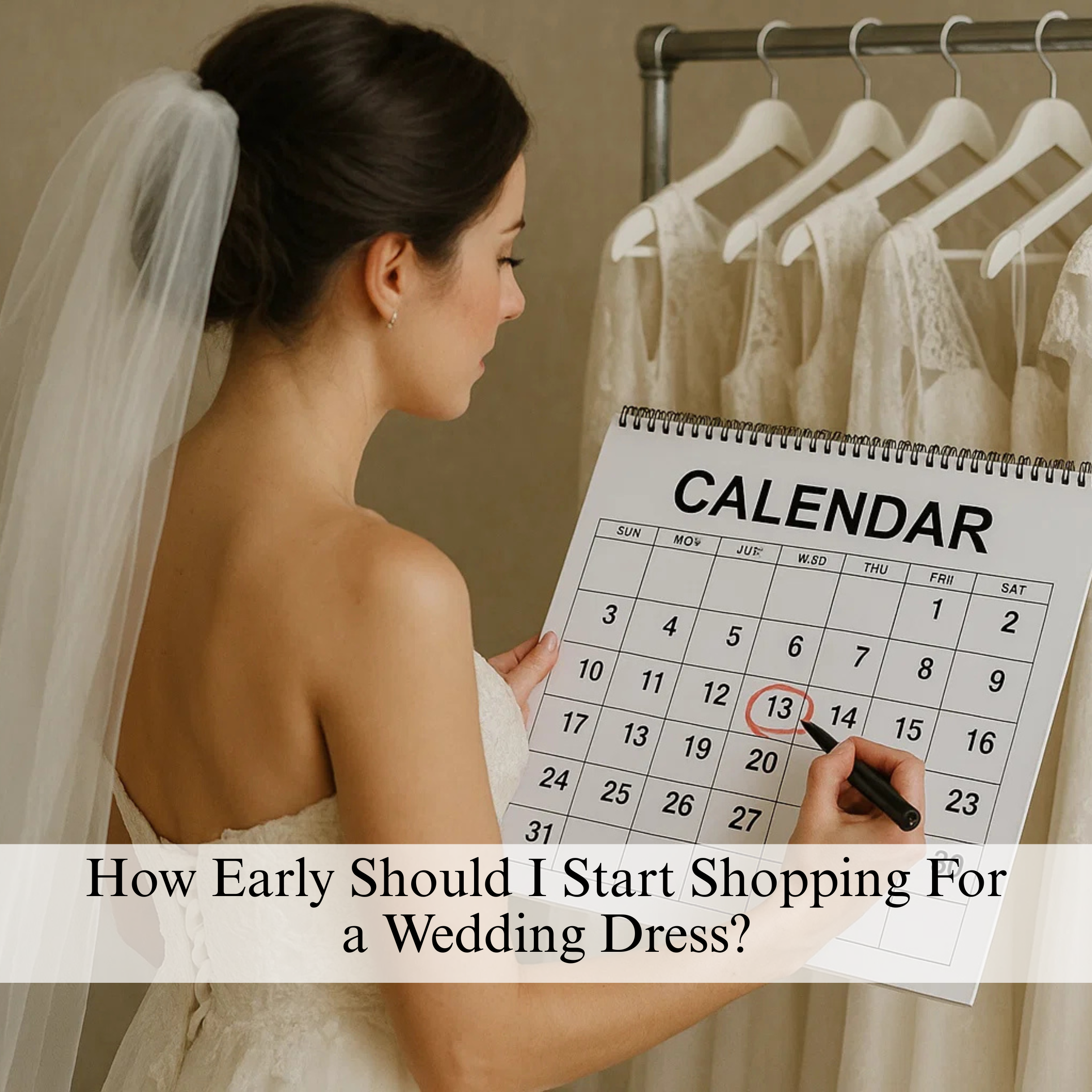 How Early Should I Start Shopping For a Wedding Dress? Image