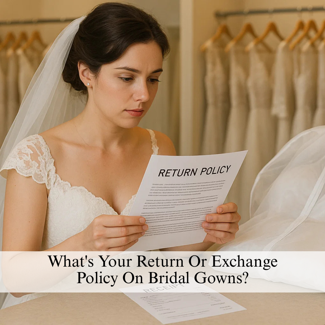 What's Your Return Or Exchange Policy On Bridal Gowns? Image