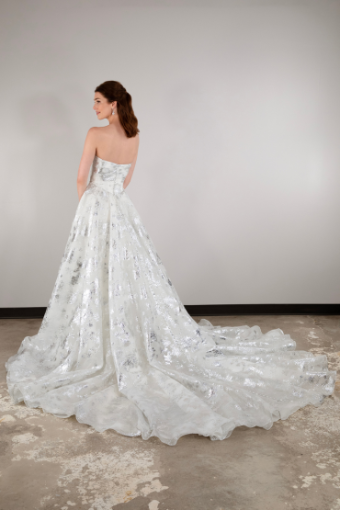 Essense of Australia Style #D3941 #1 (IV-IV) IVORY LUXE ORGANZA OVER IVORY GOWN thumbnail