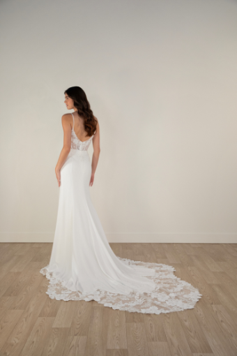 Stella York Style #7868 #1 (IV-PI) IVORY LACE OVER PURE IVORY GOWN thumbnail