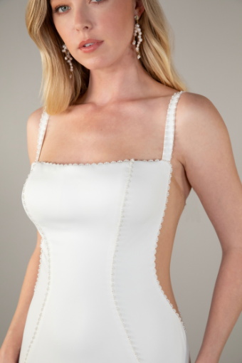 Essense of Australia Style #D4101 #2 (IV-IV) IVORY GOWN W IVORY TULLE ILLUSION thumbnail