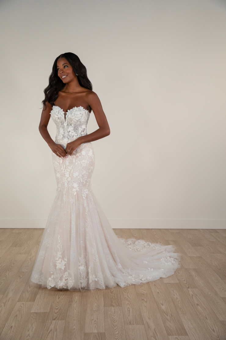 knee length dresses for ladies Sample Stella York 7292 Wedding Dress main image 1