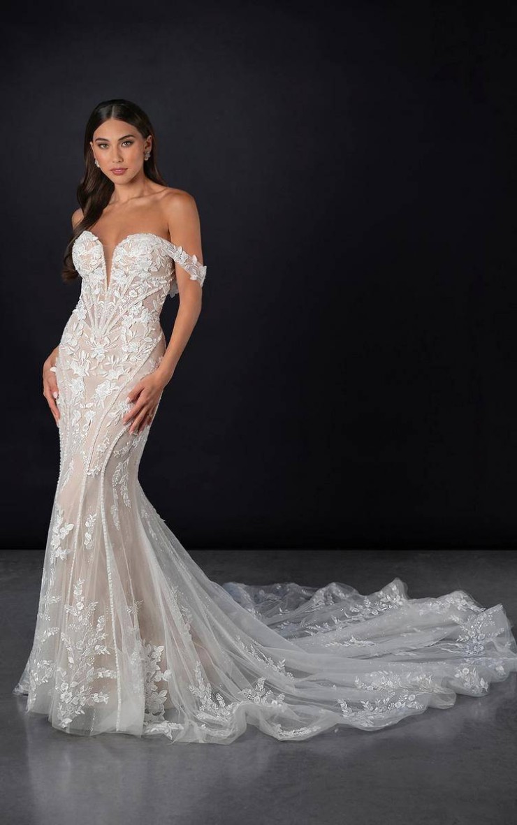 Clothes Ball Gown Anime Style Wedding Dress Lisbon Beaded Tulle 3D