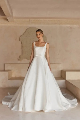 Madi Lane Style #Laurie - ML25150 - SATIN fabric #0 default Ivory thumbnail