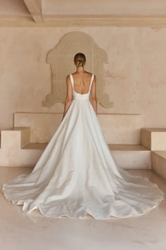 Madi Lane Style #Laurie - ML25150 - SATIN fabric #1 Ivory thumbnail