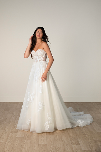 Stella York Style #7975 #0 default (IV-IV) Ivory Lace Tulle & Royal Organza over Ivory Gown thumbnail