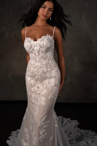 Essense of Australia Style #D4344 #2 default (IV-IV) Ivory Lace and Tulle over Ivory Gown thumbnail